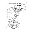 Kenmore 11081167620 machine base parts diagram