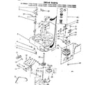 Kenmore 11085175200 drive parts diagram