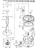 Tub and basket parts