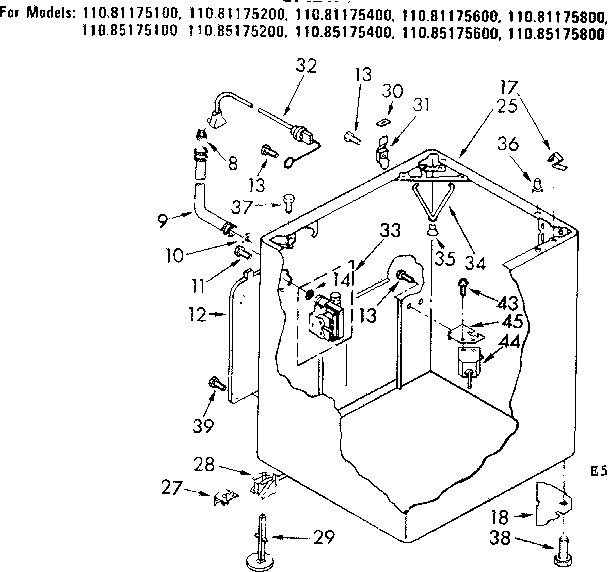 CABINET PARTS