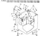 Kenmore 11085175200 cabinet parts diagram