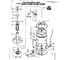 Kenmore 11081185100 tub basket parts diagram