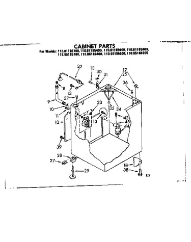 Cabinet parts