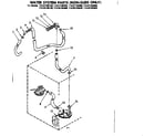 Kenmore 11085185400 water system parts non-suds only diagram