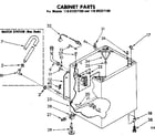 Kenmore 11085257100 cabinet parts diagram