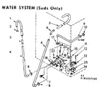 Kenmore 11085257100 water system suds only diagram