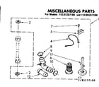 Kenmore 11085257100 miscellaneous parts diagram