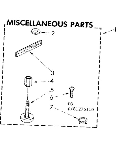 Miscellaneous parts