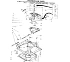 Kenmore 11081275210 machine base parts diagram