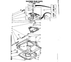 Kenmore 11081310100 machine base parts diagram