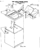 Top and cabinet parts