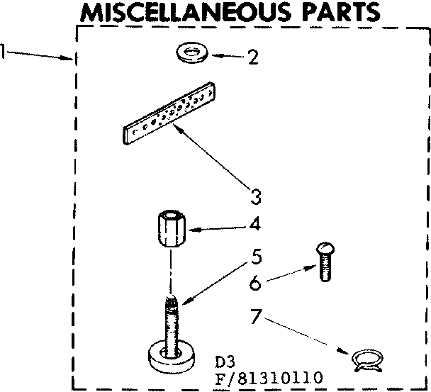 Miscellaneous parts