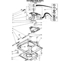 Kenmore 11081310110 machine base parts diagram