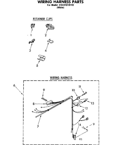 Wiring harness parts
