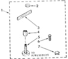 Kenmore 11081310120 miscellaneous parts diagram