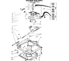 Kenmore 11081310120 machine base parts diagram
