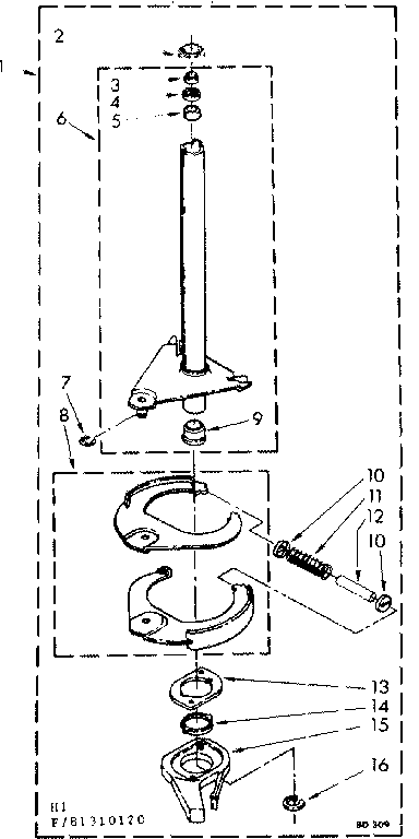 Brake and drive tube parts