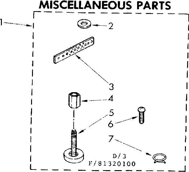 Miscellaneous parts