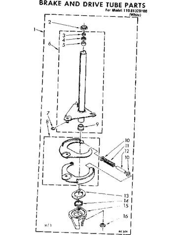 Brake and drivetube parts