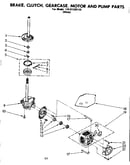 Brake clutch gearcase motor & pump parts