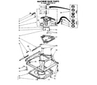 Kenmore 11081320110 machine base parts diagram