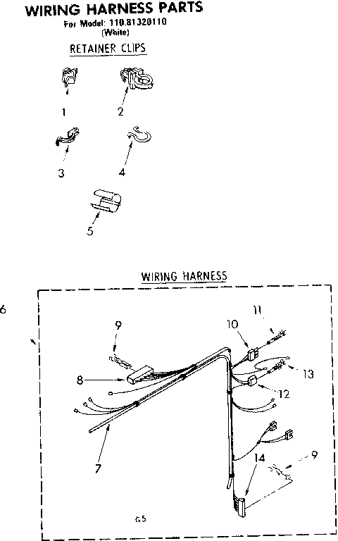 WIRING HARNESS PARTS