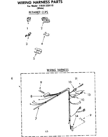 Wiring harness parts