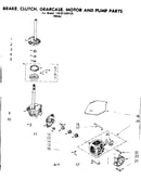 Brake clutch gearcase motor & pump parts