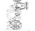 Kenmore 11081320120 machine base parts diagram