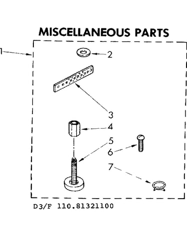 Miscellaneous parts