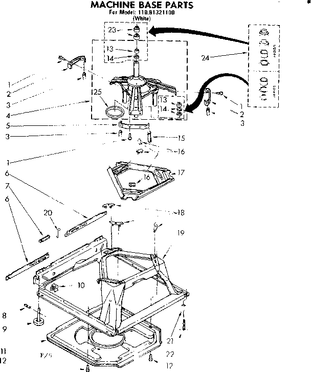 MACHINE BASE PARTS