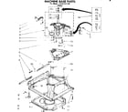 Kenmore 11081321100 machine base parts diagram
