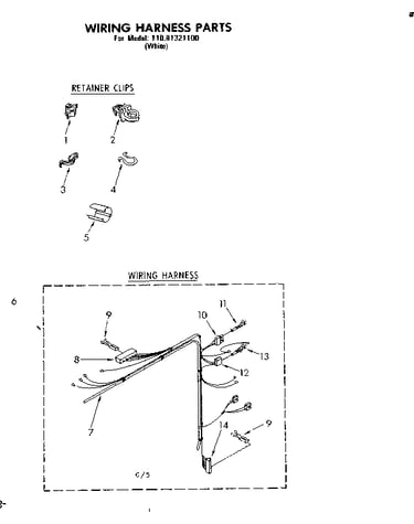 Wiring harness parts