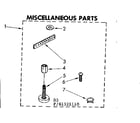 Kenmore 11081321110 miscellaneous parts diagram