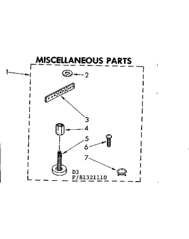 Miscellaneous parts