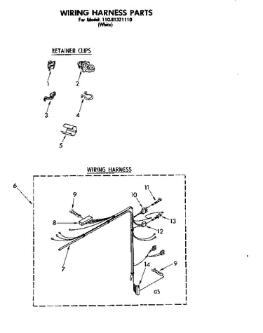 Wiring harness parts
