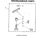 Kenmore 11081321120 miscellaneous parts diagram