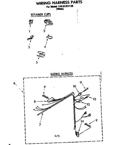 Wiring harness parts