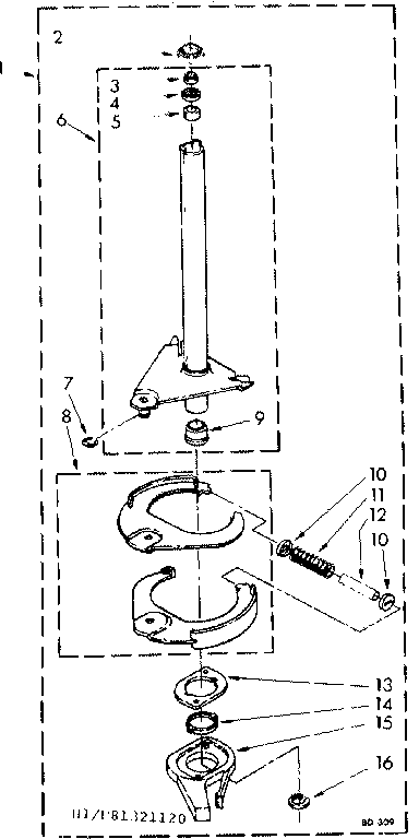 Brake and drive tube parts