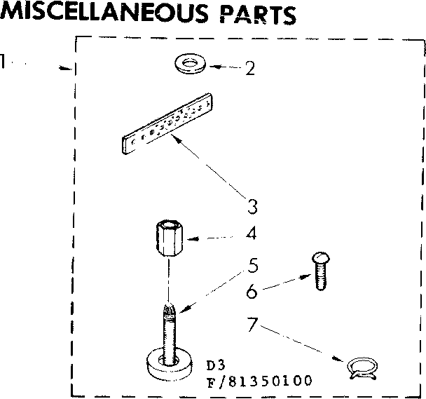 Miscellaneous parts