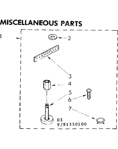 Miscellaneous parts