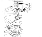 Kenmore 11081350100 machine base parts diagram