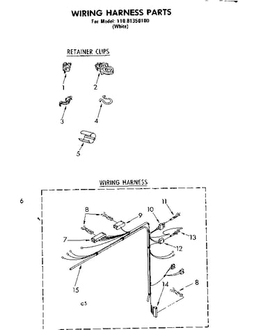 Wiring harness parts