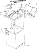 Top and cabinet parts