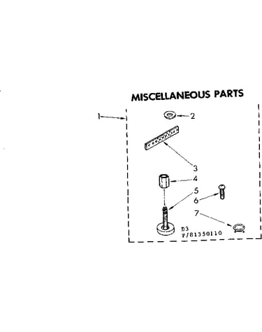 Miscellaneous parts
