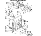 Kenmore 11081350120 controls & rear panel parts diagram