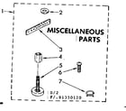 Kenmore 11081350120 miscellaneous parts diagram