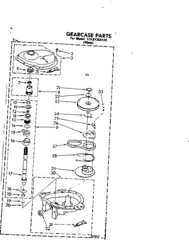 Gearcase parts
