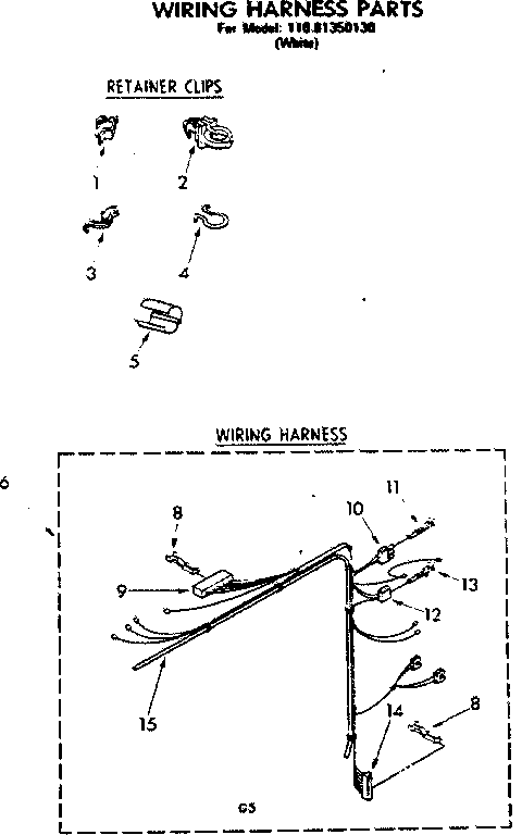 WIRING HARNESS PARTS