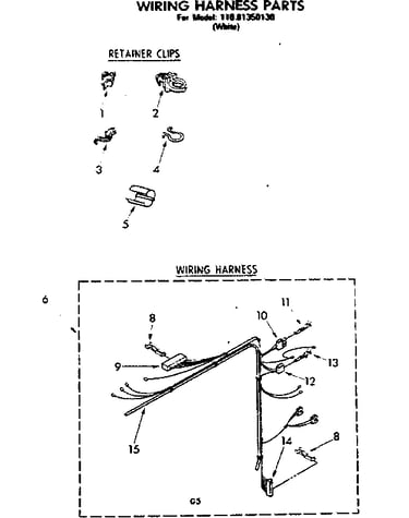 Wiring harness parts